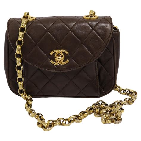 chocolate brown chanel bag|chanel bag brown vintage.